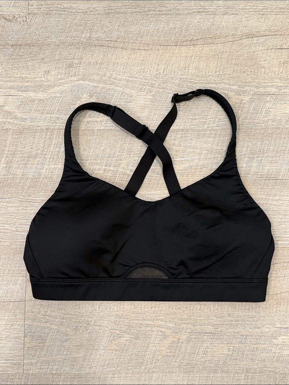 Victoria's Secret Black Crisscross Strap Sports Bra